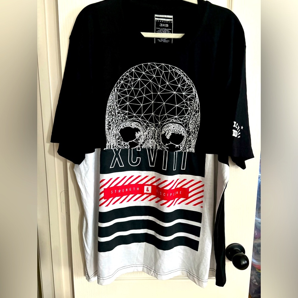 Sean John size 3XB hundred percent cotton‎ T-shirt super interesting piece